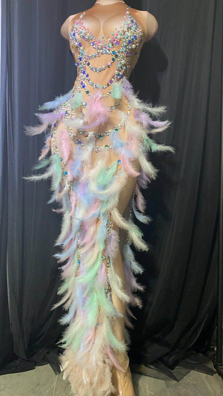 Unicorn Flamingo Feather Dress – Eve's ...